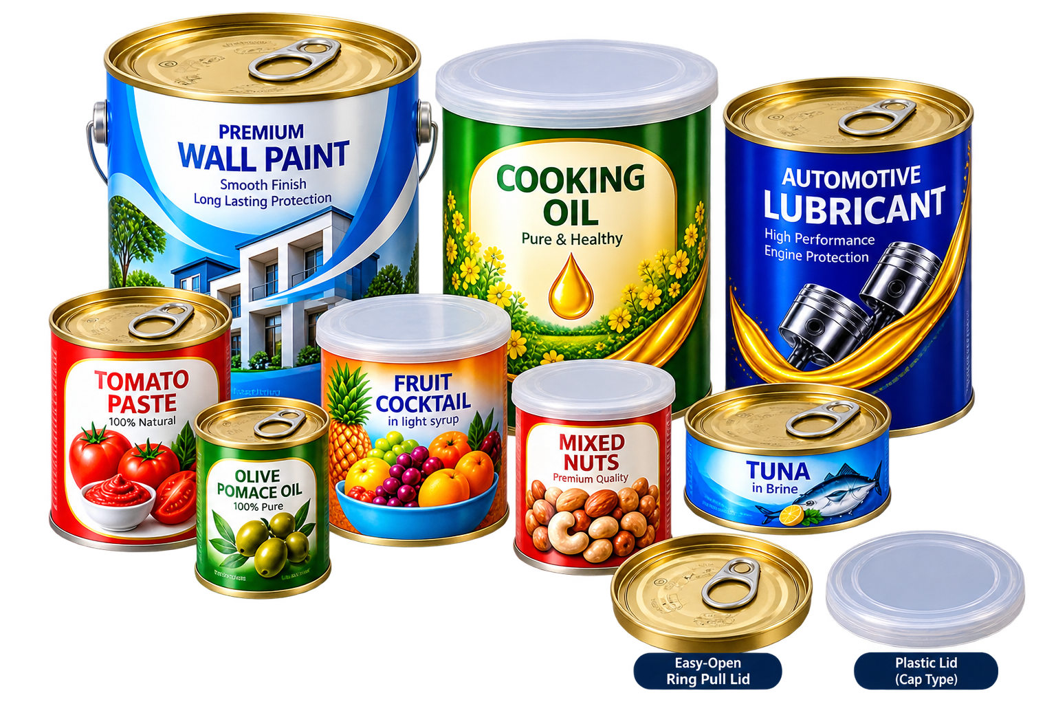 Tinplate Paint Cans